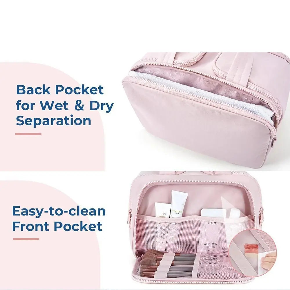 Lightweight Travel Toiletry Bag Large Capacity Travel Storage Case Women